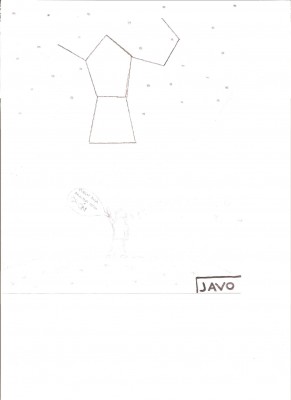 Trabajamos mitos de las constelasiones envio mi dibujo